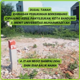 Area Pemukiman Berkembang Tanah Panyileukan Bandung Nego Sampai Jadi