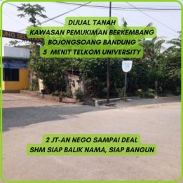 Cocok Untuk Usaha Tanah Bandung Bojongsoang SHM 2 Jt-an/m2