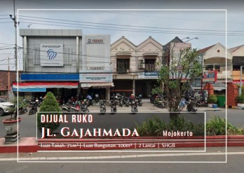 Jual Cepat Ruko Eks Bank strategis, di Jalan Gajahmada, Magersari Mojokerto