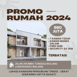 Rumah Promo 2024 Lokasi Strategis Kota Malang Pusat